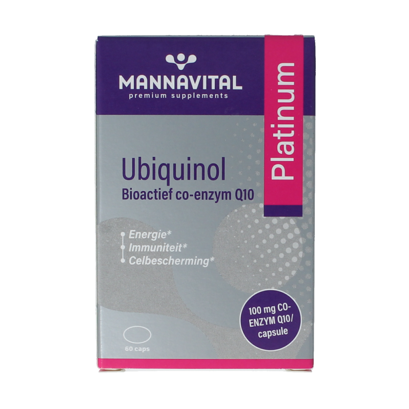 Mannavital Ubiquinol platinum 60 Capsules