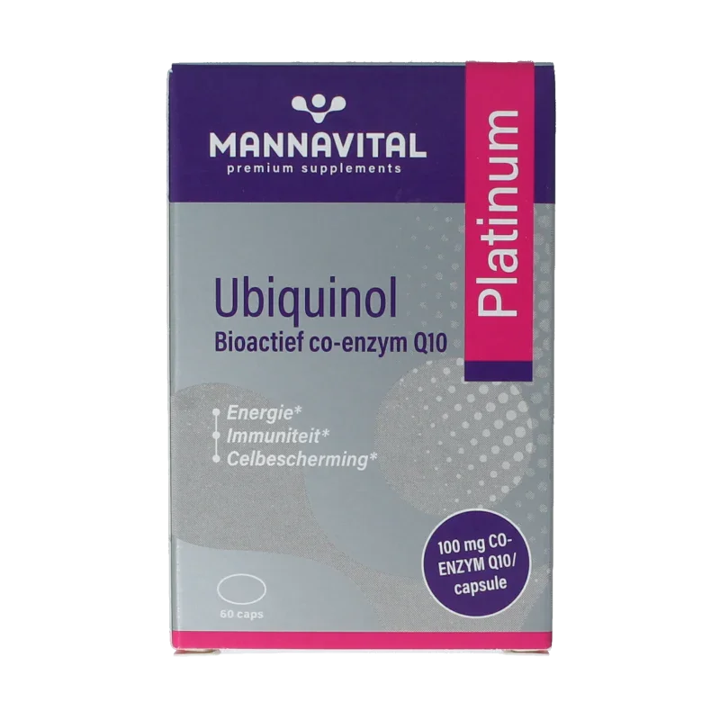 Mannavital Ubiquinol platinum 60 Capsules