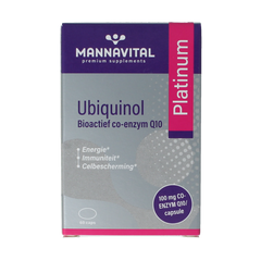 Mannavital Ubiquinol platinum 60.00 Capsules