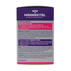 Mannavital Ubiquinol platinum 60.00 Capsules