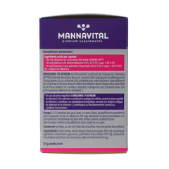 Mannavital Ubiquinol platinum 60 Capsules