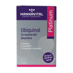 Mannavital Ubiquinol platinum 60.00 Capsules