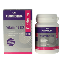 Mannavital Vitamine D3 platinum 90 Capsules