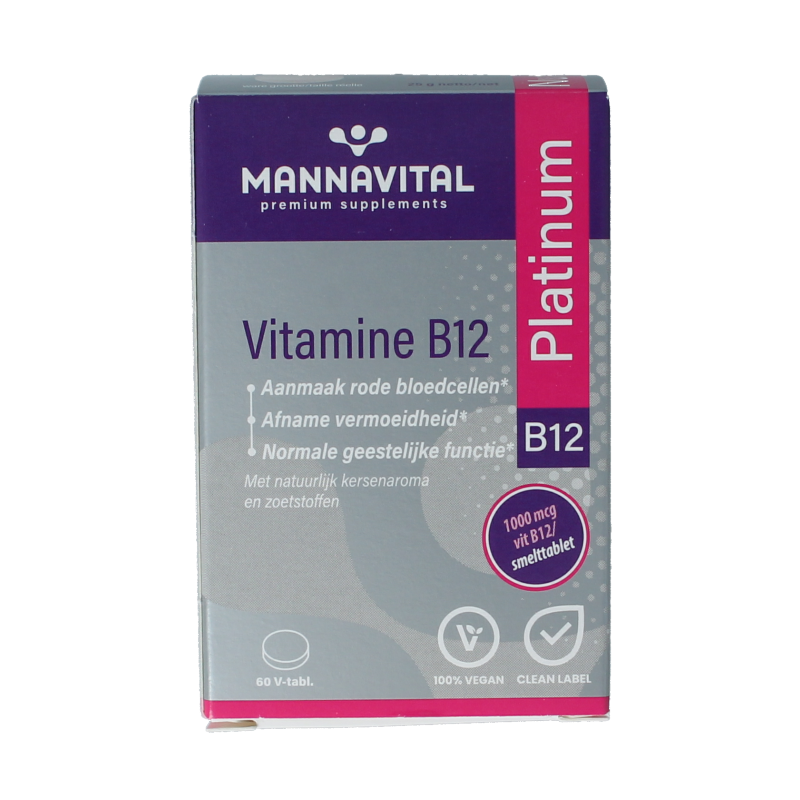 Mannavital Vitamine B12 platinum 60 Tabletten