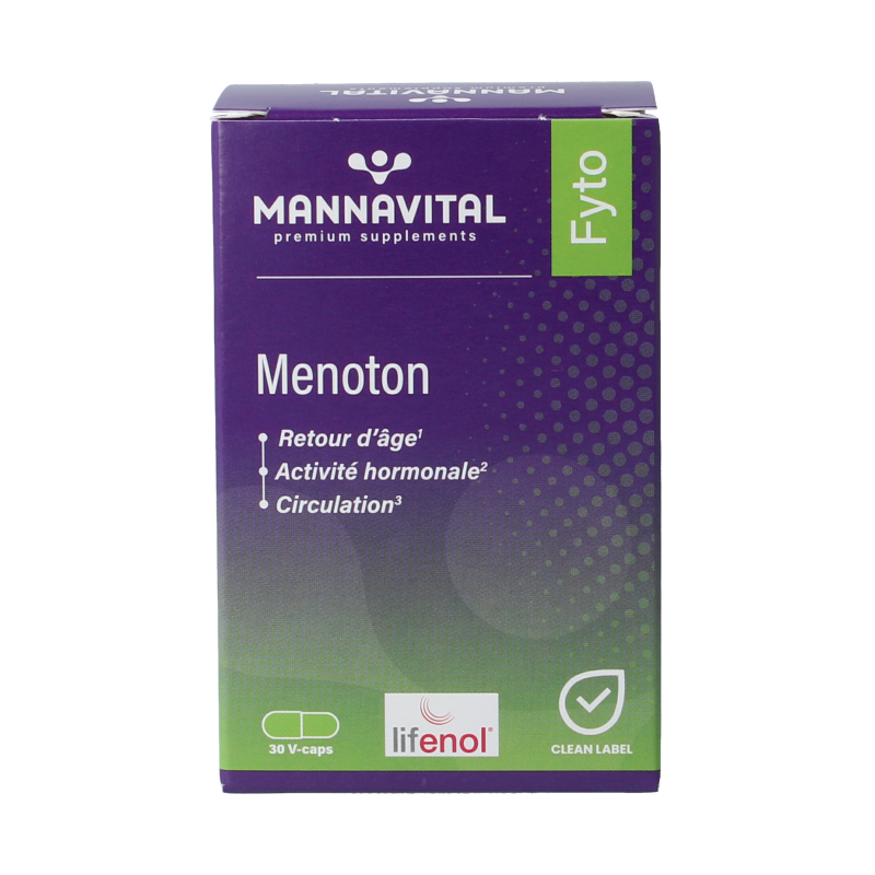 Mannavital Menoton 30.00 Vegetarische capsules