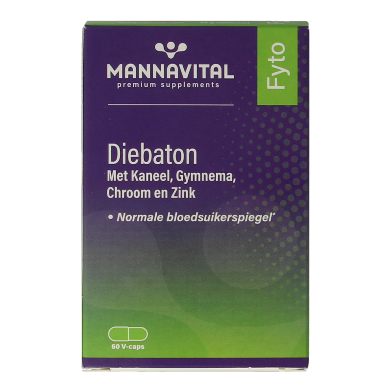 Mannavital Diebaton 60 Vegetarische capsules