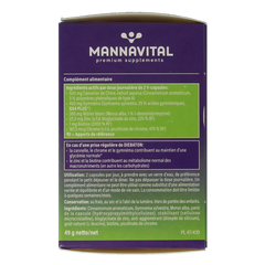 Mannavital Diebaton 60.00 Vegetarische capsules