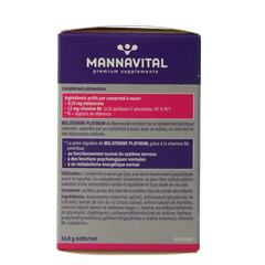 Mannavital Melatonine platinum 120 Smelttabletten