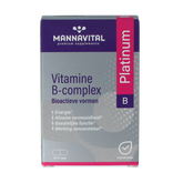 Mannavital Vitamine B complex platinum 60.00 Vegetarische capsules
