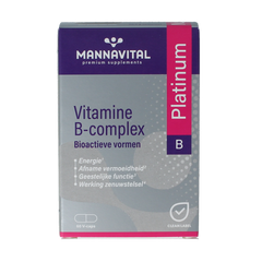 Mannavital Vitamine B complex platinum 60 Vegetarische capsules
