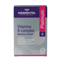 Mannavital Vitamine B complex platinum 60 Vegetarische capsules