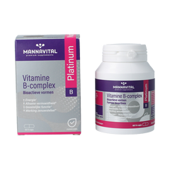 Mannavital Vitamine B complex platinum 60 Vegetarische capsules