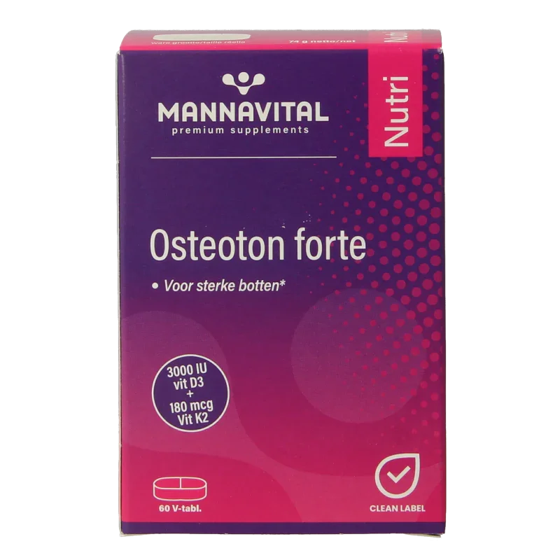 Mannavital Osteoton forte 60 Tabletten