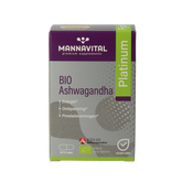 Mannavital Ashwagandha platinum bio 60 Vegetarische capsules