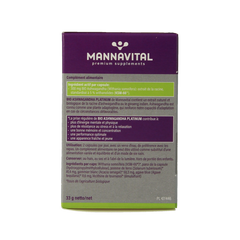 Mannavital Ashwagandha platinum bio 60 Vegetarische capsules