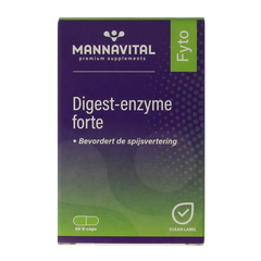 Mannavital Digest enzyme forte 60 Vegetarische capsules
