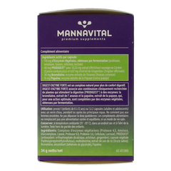 Mannavital Digest enzyme forte 60 Vegetarische capsules