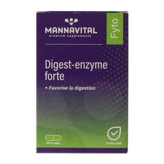 Mannavital Digest enzyme forte 60.00 Vegetarische capsules