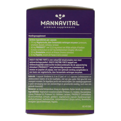 Mannavital Digest enzyme forte 60.00 Vegetarische capsules