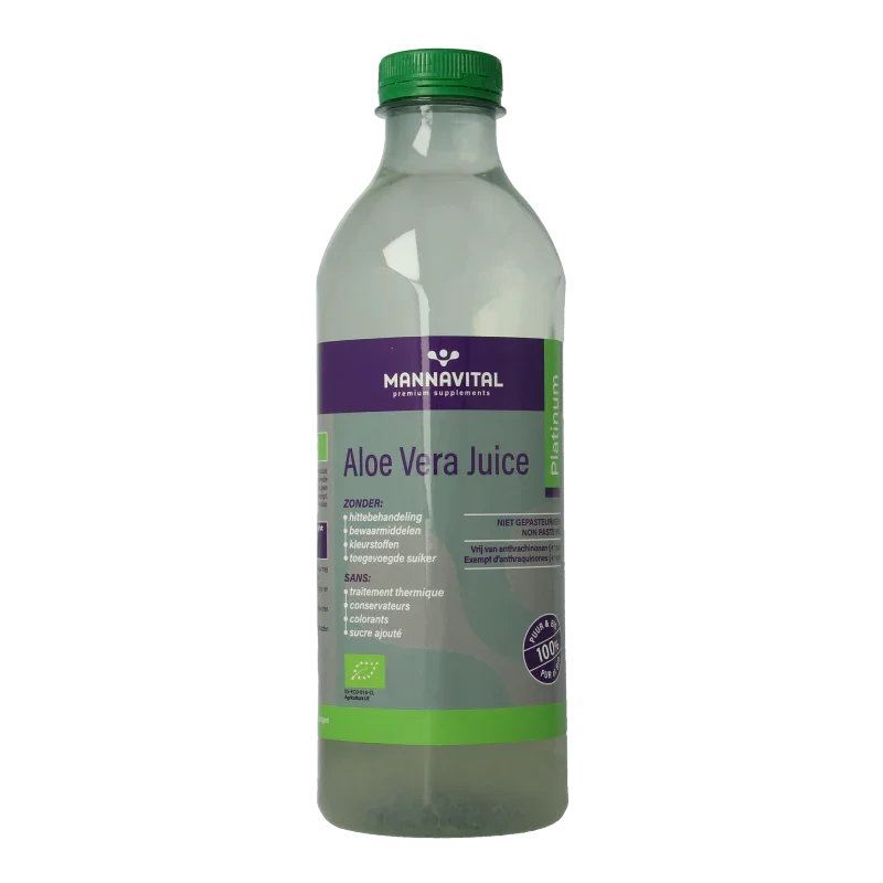 Mannavital Aloe vera juice bio 1 Liter