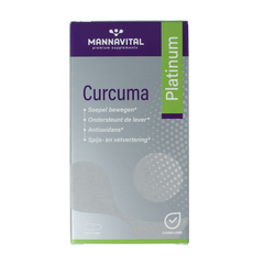 Mannavital Curcuma platinum 180.00 Vegetarische capsules