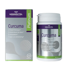 Mannavital Curcuma platinum 180 Vegetarische capsules