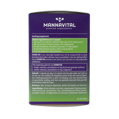Mannavital Dormiton 60.00 Vegetarische capsules