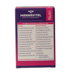 Mannavital Multiton 60.00 Vegetarische capsules