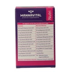 Mannavital Multiton 60 Vegetarische capsules