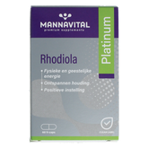 Mannavital Rhodiola platinum 60 Vegetarische capsules