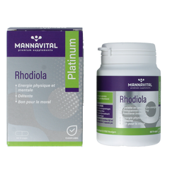 Mannavital Rhodiola platinum 60 Vegetarische capsules