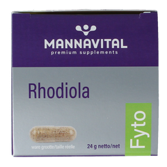Mannavital Rhodiola platinum 60 Vegetarische capsules