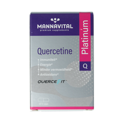 Mannavital Quercetine platinum 60.00 Vegetarische capsules