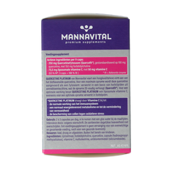 Mannavital Quercetine platinum 60.00 Vegetarische capsules