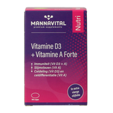Mannavital Vitamine D3 + vitamine A forte 90.00 Capsules