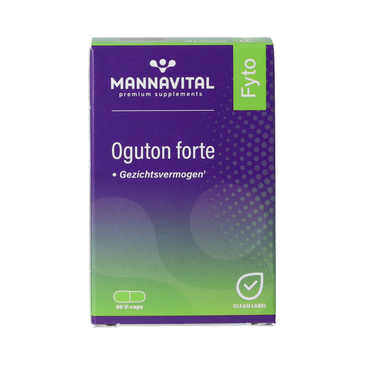 Mannavital Oguton forte 60.00 Vegetarische capsules