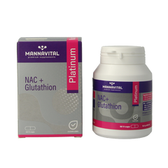 Mannavital NAC + glutathion platinum 60 Vegetarische capsules