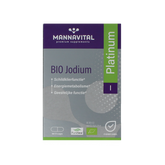 Mannavital Jodium bio platinum 90.00 Vegetarische capsules