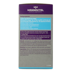 Mannavital Omega-3 algenolie platinum 60 Softgels