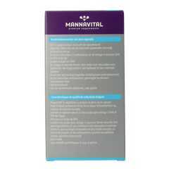 Mannavital Omega-3 algenolie platinum 60 Softgels