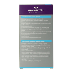 Mannavital Omega-3 algenolie platinum 60.00 Softgels