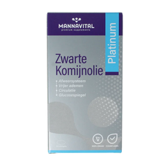 Mannavital Zwarte komijnolie platinum 120 Softgels