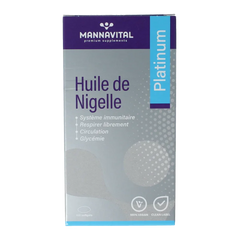 Mannavital Zwarte komijnolie platinum 120 Softgels