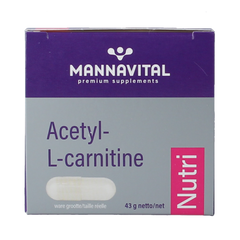 Mannavital Acetyl-L-Carnitine platinum 60 Vegetarische capsules