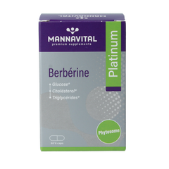 Mannavital Berberine platinum 60.00 Vegetarische capsules