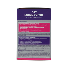 Mannavital Foliumzuur platinum 90.00 Vegetarische capsules