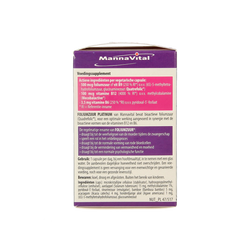Mannavital Foliumzuur platinum 90 Vegetarische capsules