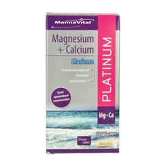 Mannavital Mariene magnesium + calcium platinum 120 Vegetarische capsules