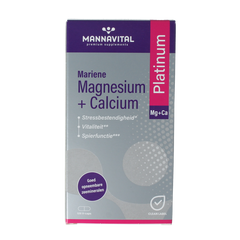 Mannavital Mariene magnesium + calcium platinum 120 Vegetarische capsules