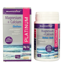 Mannavital Mariene magnesium + calcium platinum 120 Vegetarische capsules
